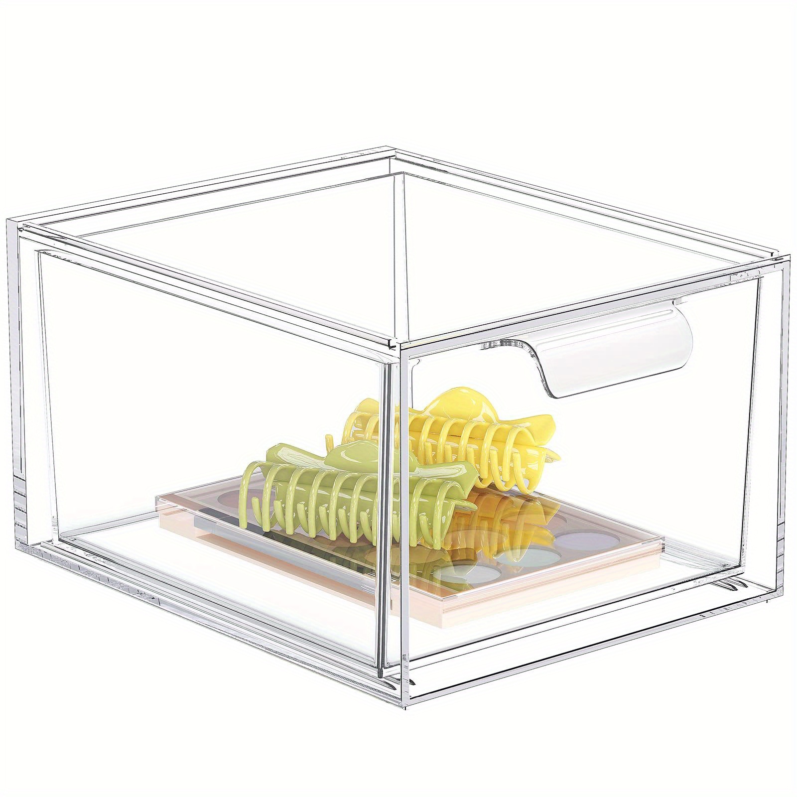 Clear Organizer Kitchen Sink Organizer Clear Plastic Storage - Temu