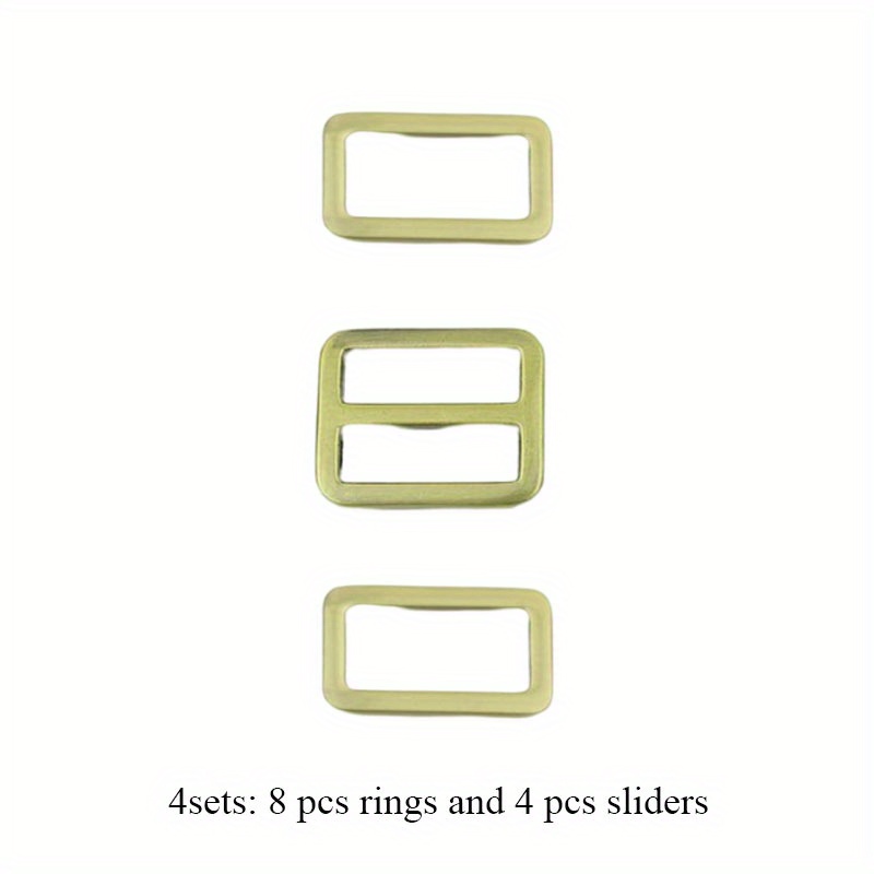 DIY Accessories 20mm~25mm Metal Bra Strap Adjustment Buckles