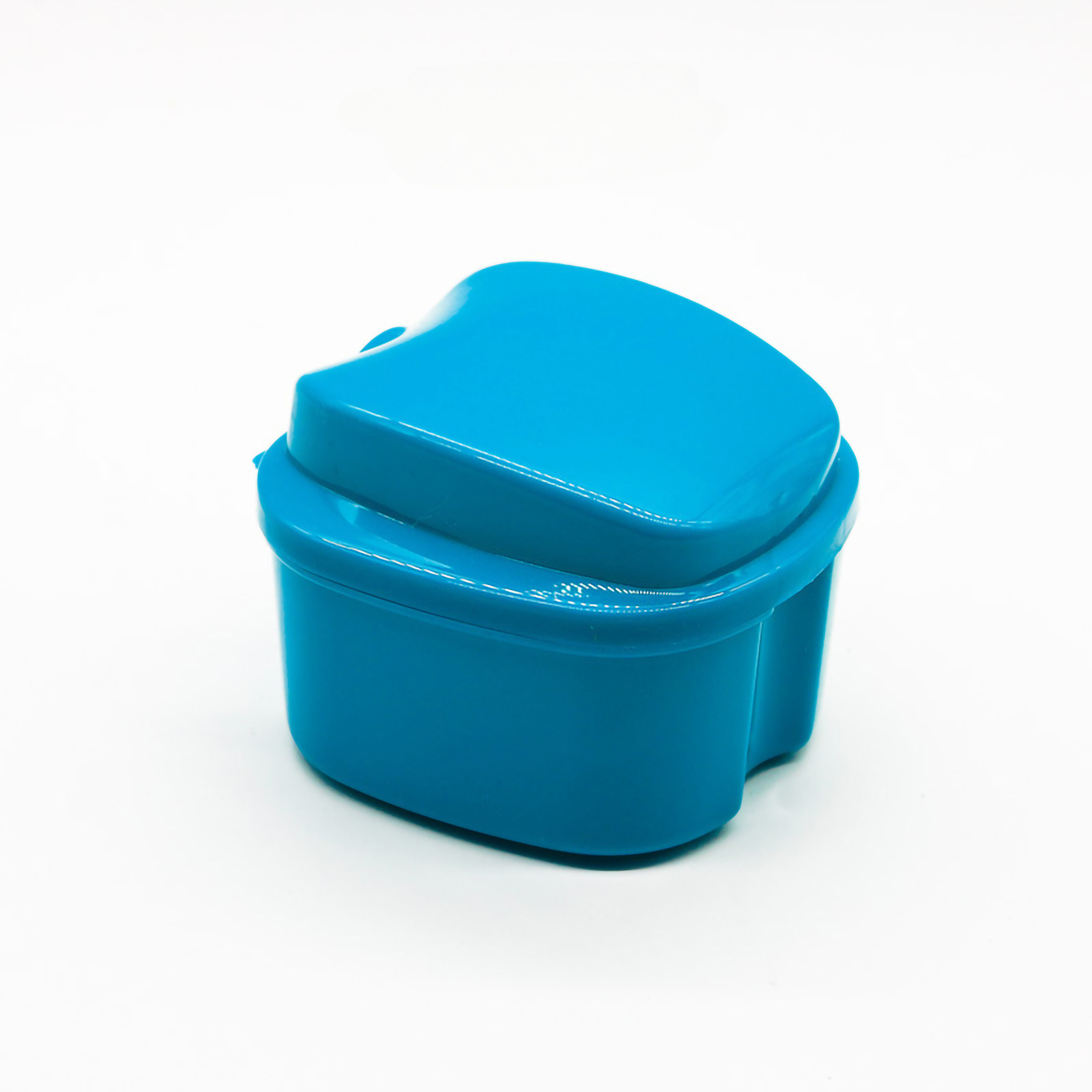 Uso dental Caja de plástico colorful para dentaduras/Caja de