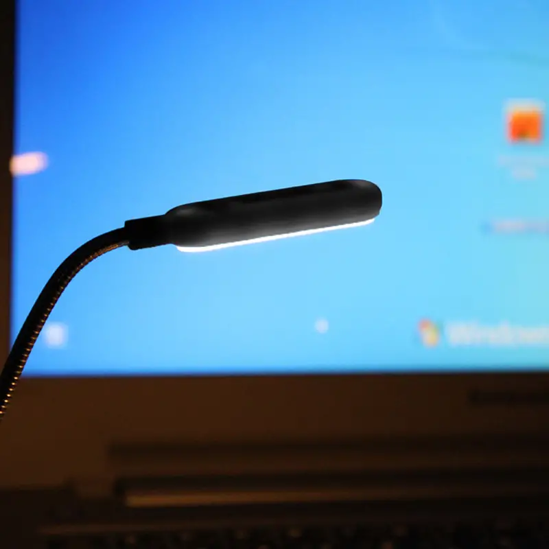 1pc usb led reading light portable flexible usb eye protection mini night light laptop computer desktop desk lamp details 11