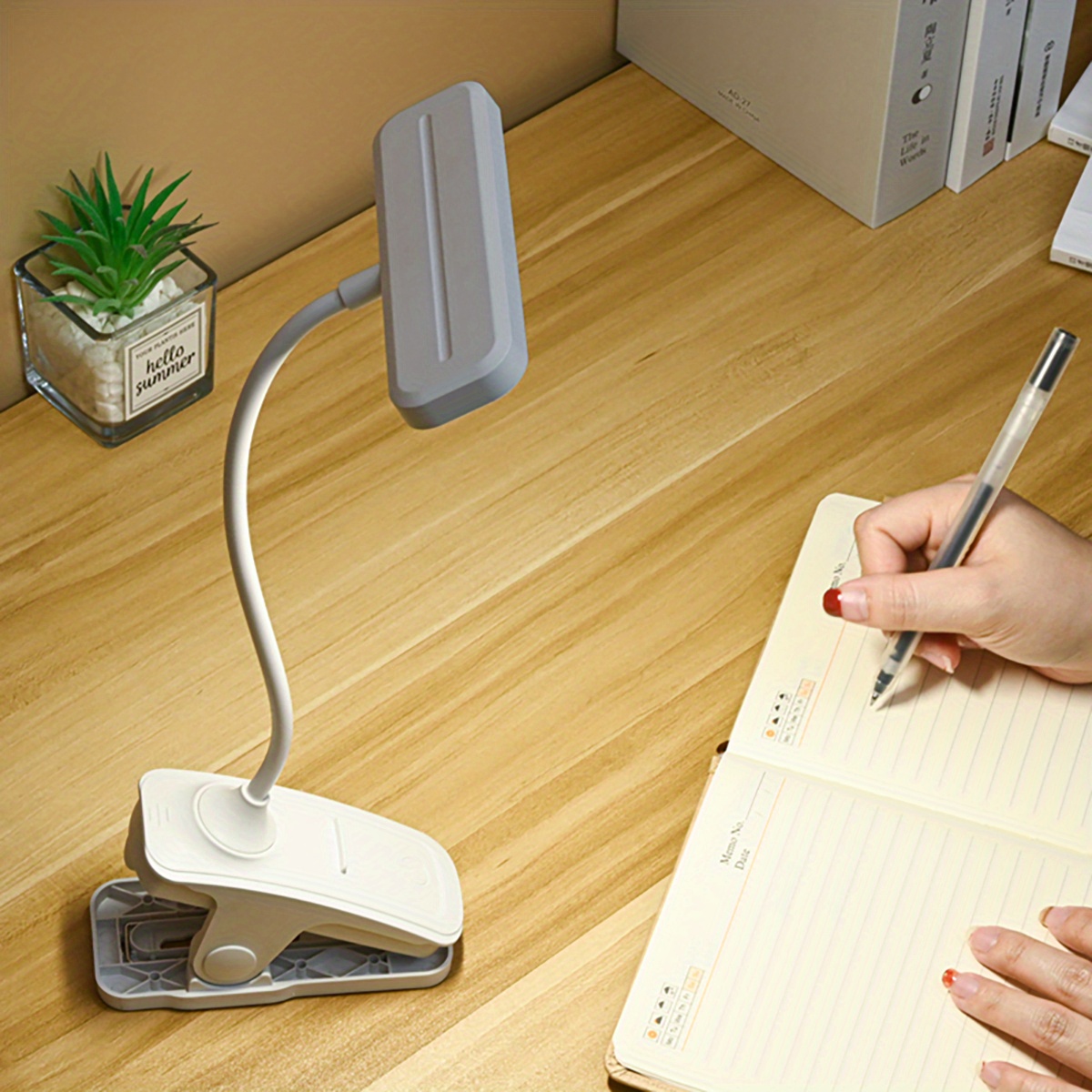 Led Gooseneck Clamp Desk Lamp 3 Color Temperature Modes Temu Australia