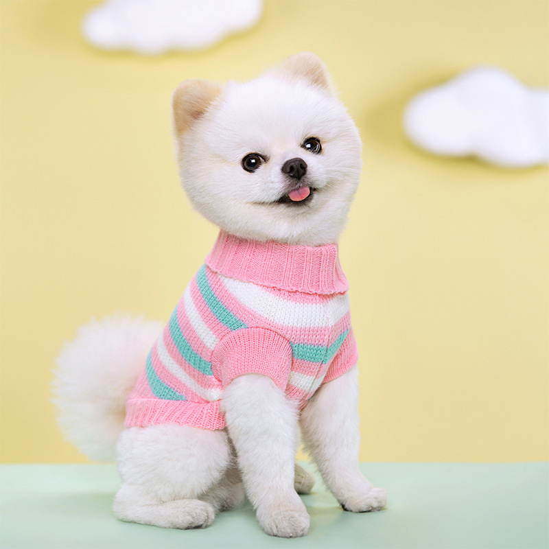 TEMU a righe caldo inverno per animali domestici, elasticizzato maniche con , per (si consiglia di acquistare una taglia pi羅 grande rispetto alla