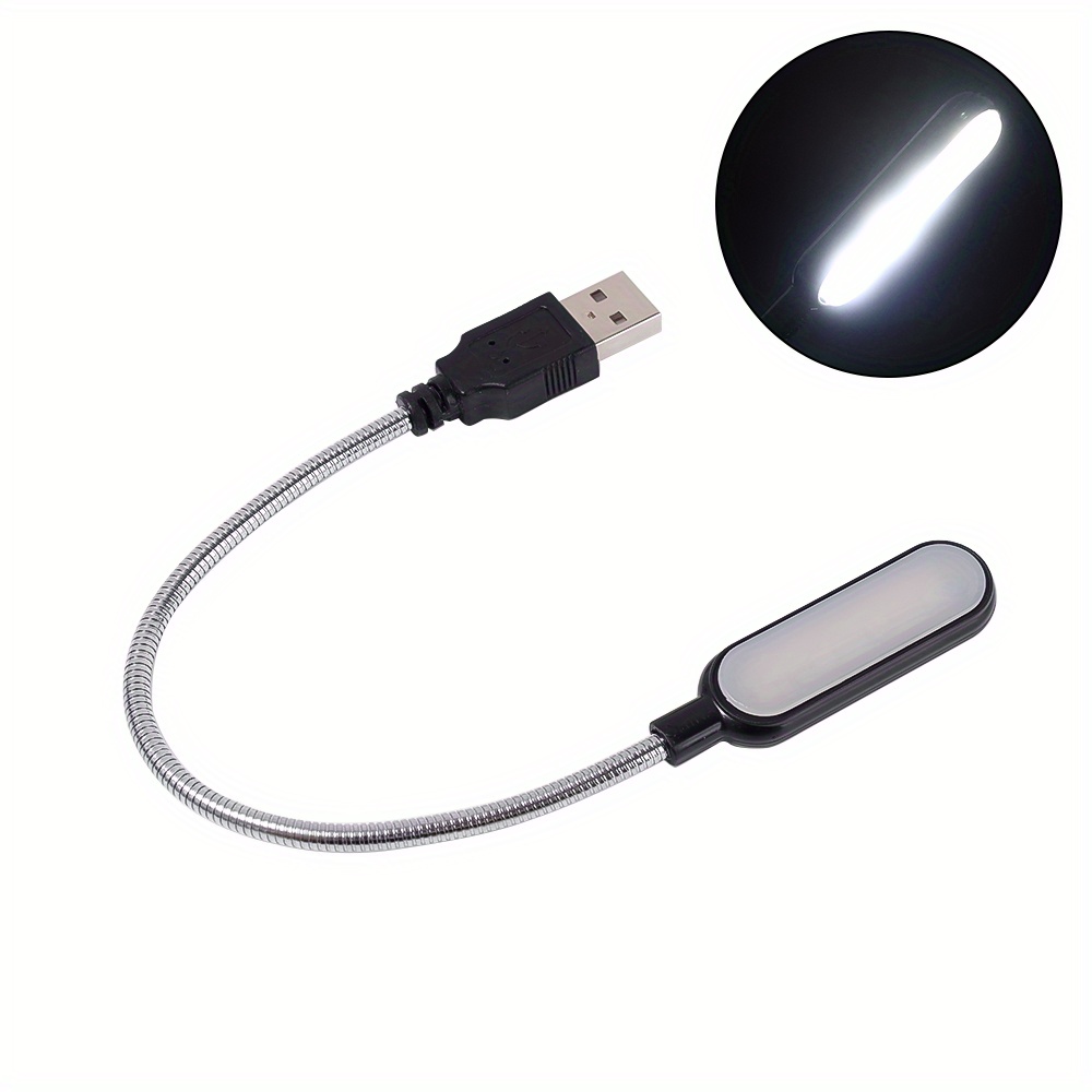 Portable Mini USB LED Night Light 8 LED Keychain 5V Desk Reading