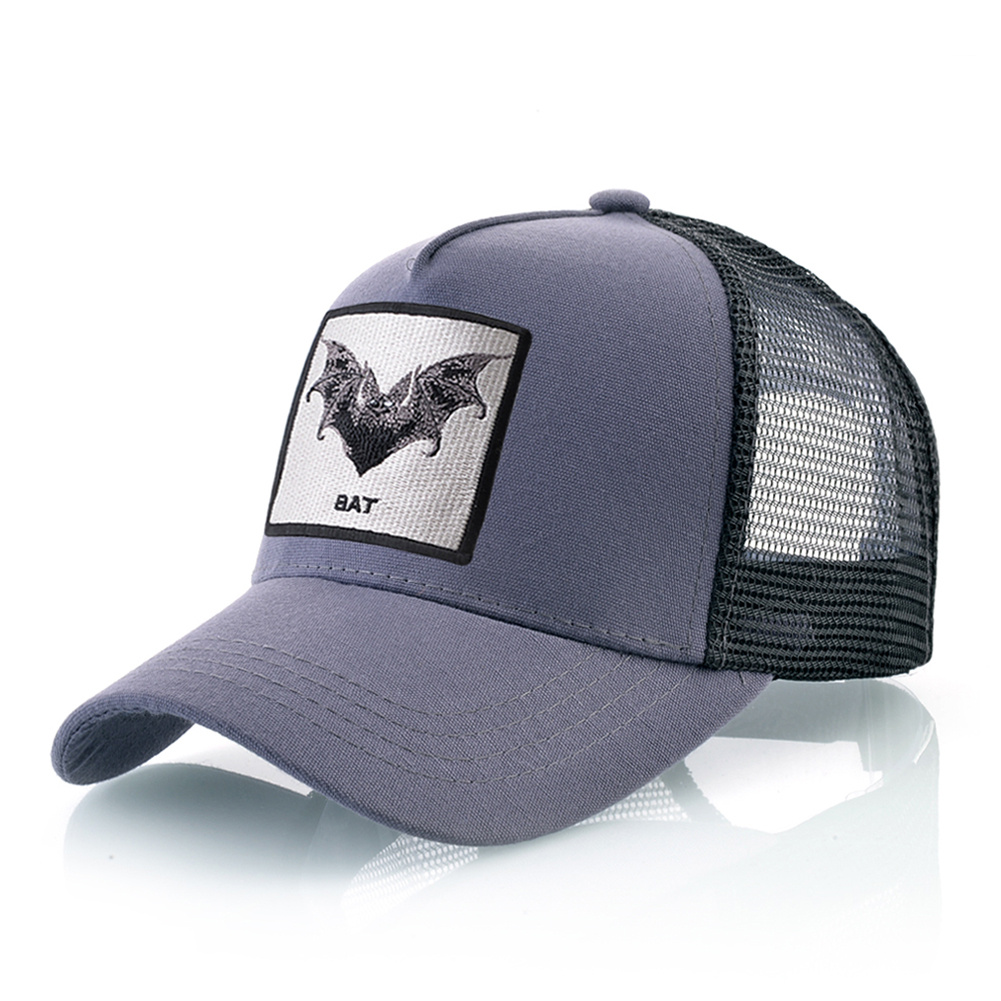 Animal Embroidery Baseball Bat Sunshade Breathable Hat Truck