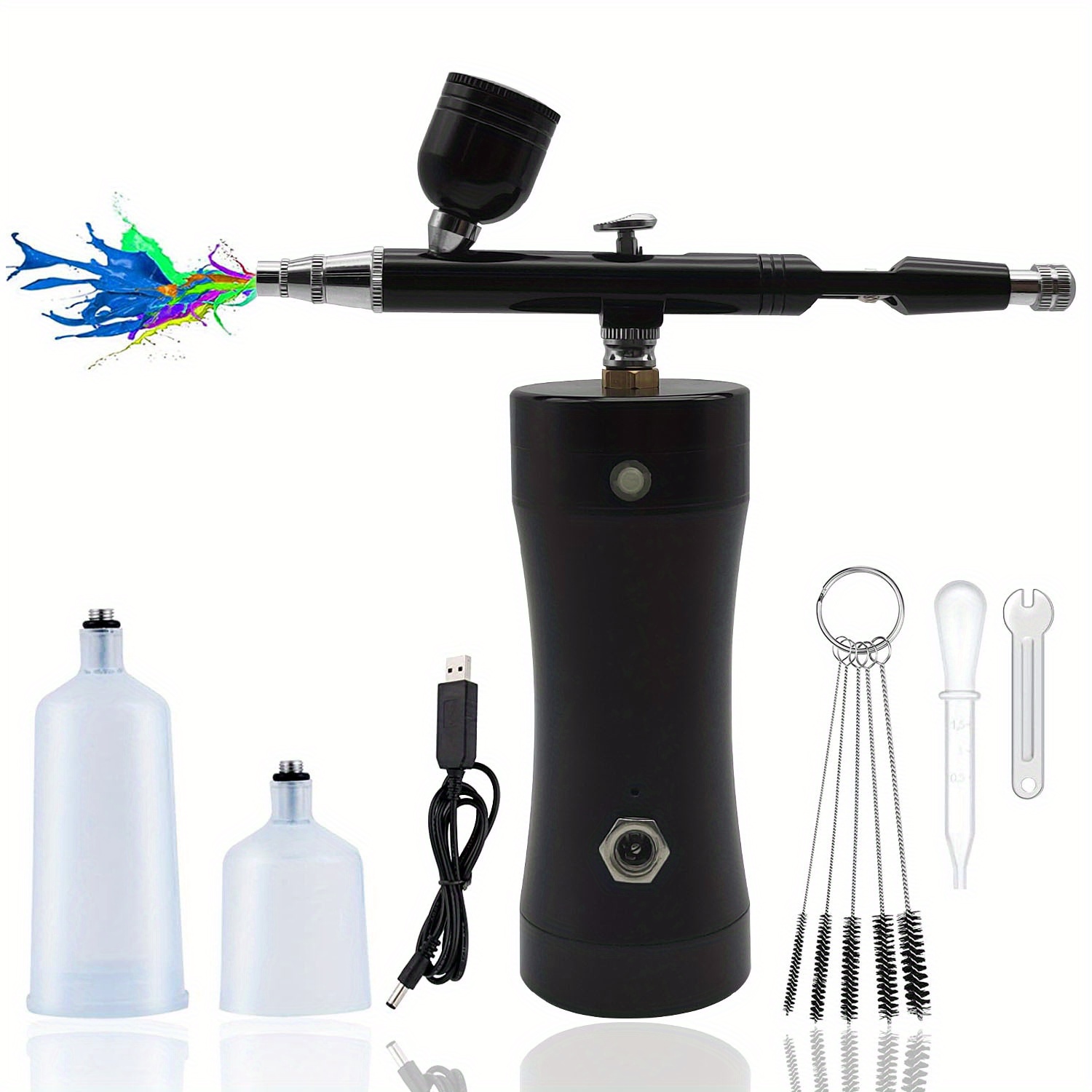 Yl 133 Airbrush Spray Paint Kit Dual Action Air Brush Kit - Temu