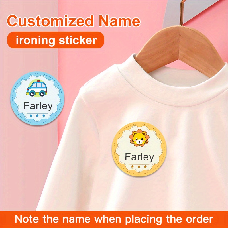 Labels For Ironing - Personalized Labels For School, Daycare, Sport, Club, Personalized  Sewing Labels For Students' Clothes, School Uniforms And Clothing, Machine  Washable - Temu
