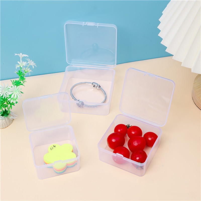 Transparent Small Clear Plastic Box Mini Small PP Storage Component Boxs  Collection Packaging Plastic Jewelry watch parts Box