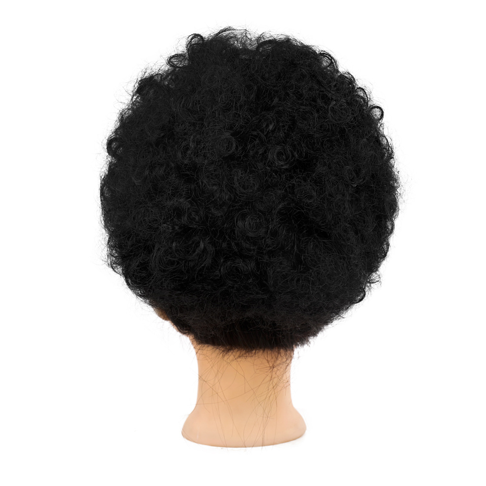 Short Afro Curly Hair Bun Ponytail Extensions