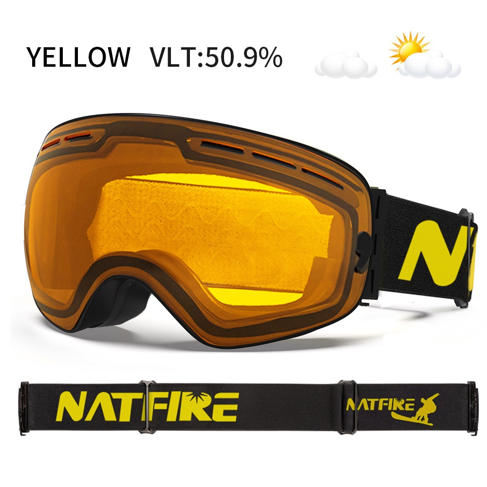 Maxjuli Ski Goggles: 100% Uv Protection, Anti-fog Dual Lens M2 For Men,  Women & Youth - Temu