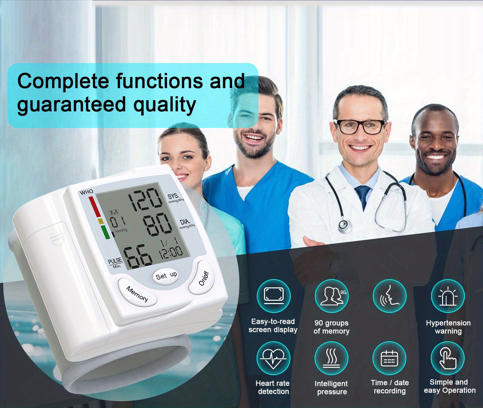 LCD Display Blood Pressure Monitor Automatic Digital Sphygmomanometer  Diagnostic Tool for Kids and Children Age 3-12 - China Health Care, Blood  Pressure Monitor