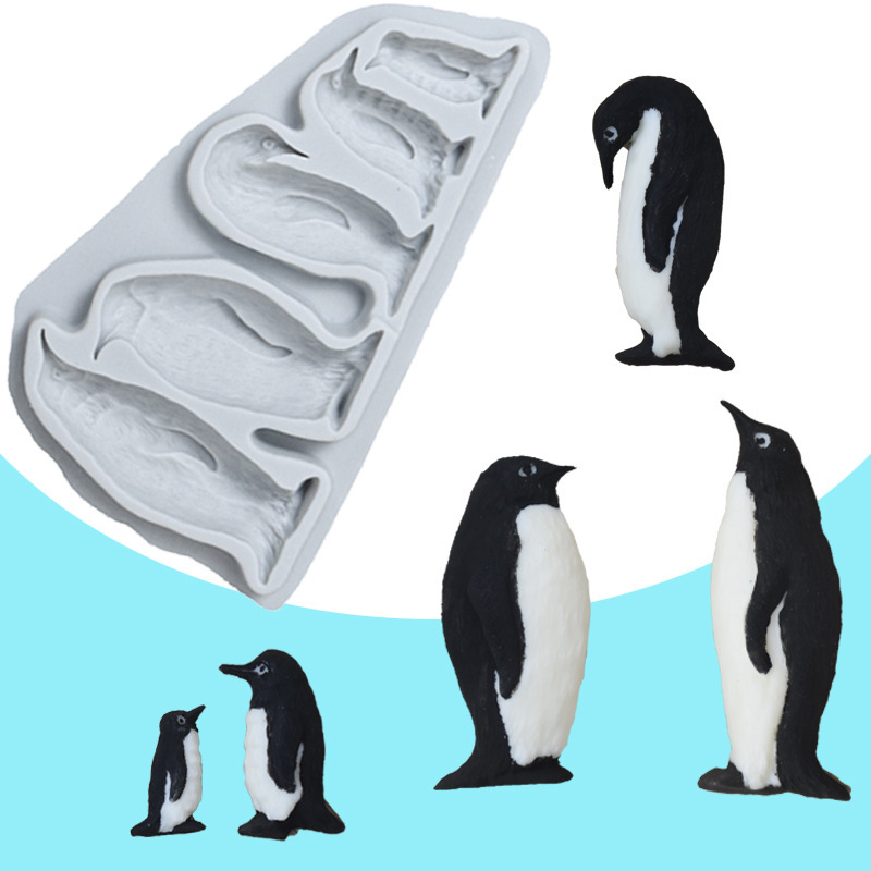 Penguin Silicone Mold Candle Mold Soap Mold Clay Mold For Diy - Temu United  Arab Emirates