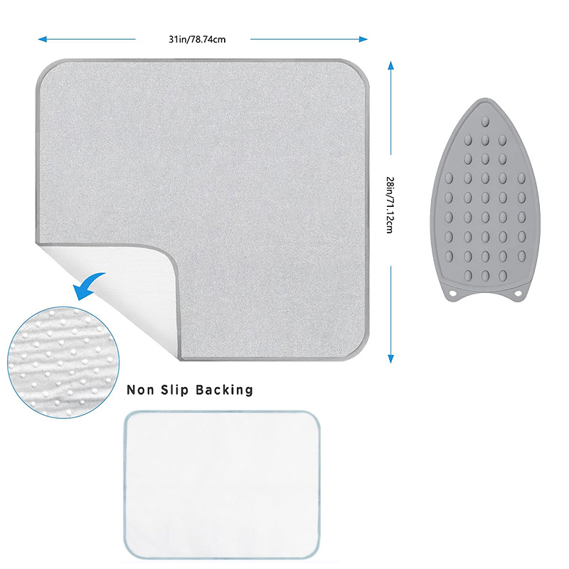 1pc, Ironing Pad 33.4inX 18.8inMagnetic Ironing Mat, Ironing Blanket  Magnetic Ironing Mat, Iron MatPortable Ironing Mat, Blanket Ironing Board  Replace