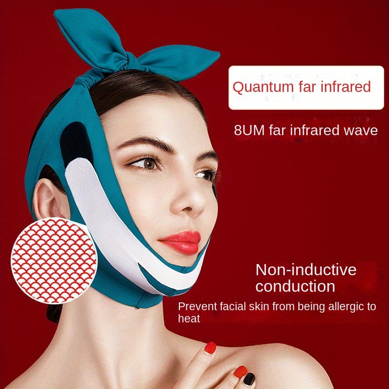 Cute Far Infrared V Line Face Lifting Belt Elastic Facial Slimming