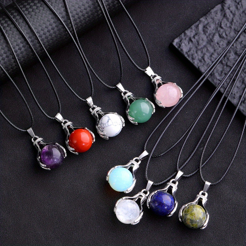 Meditation deals ball necklace