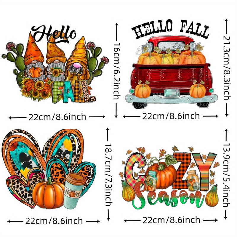 Pocket Size Leopard Pumpkin Iron-on Transfer For Clothing Diy A-level  Washable T-shirts Thermal Stickers Fall Patches Applique Thanksgiving  Decals - Temu