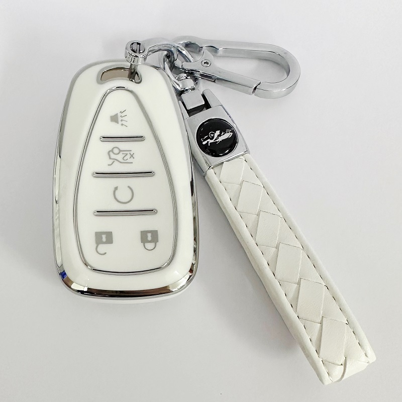 Key Fob Cover With Lanyard, Car Key Case Shell For Chevy For For Equinox  For Malibu For Camaro For Blazer For Volt Bolt Smart Remote Control - Temu  Belgium