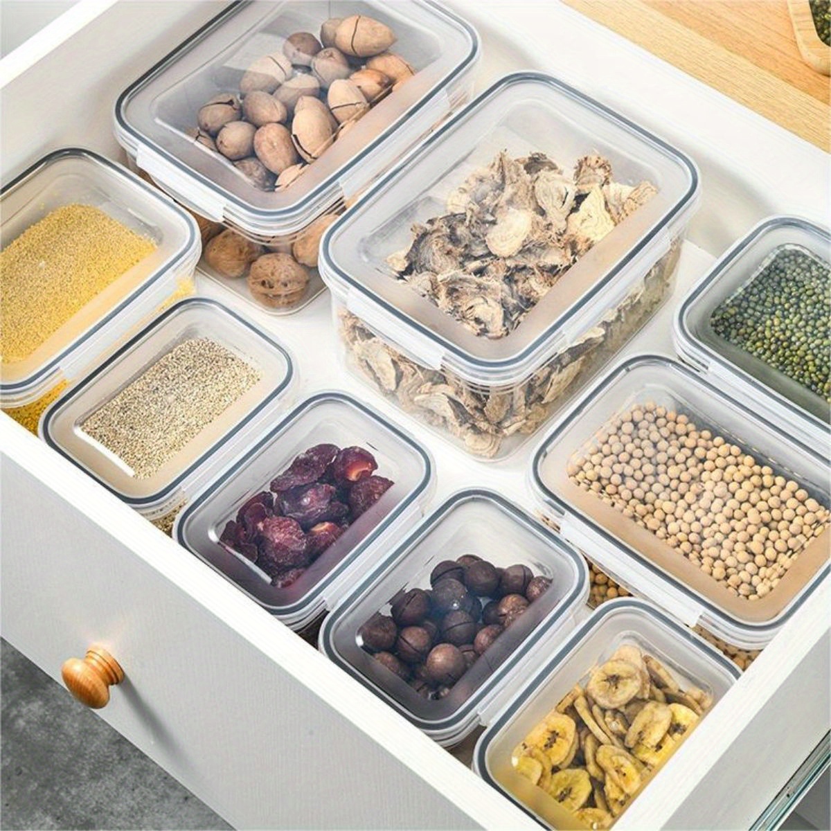 Storage Container Fridge Leak Proof 2 Layers Food Storage - Temu New ...