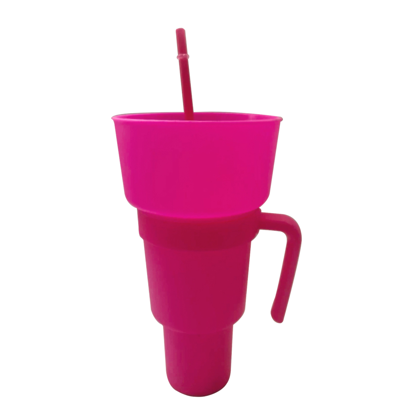 Snack and Drink Cup, Cup Bowl Combo with Straw, Stadium Tumbler-32oz Color  Changing Stadium Cups for Cinema, Snackeez Cups with Top Bowl for Popcorn
