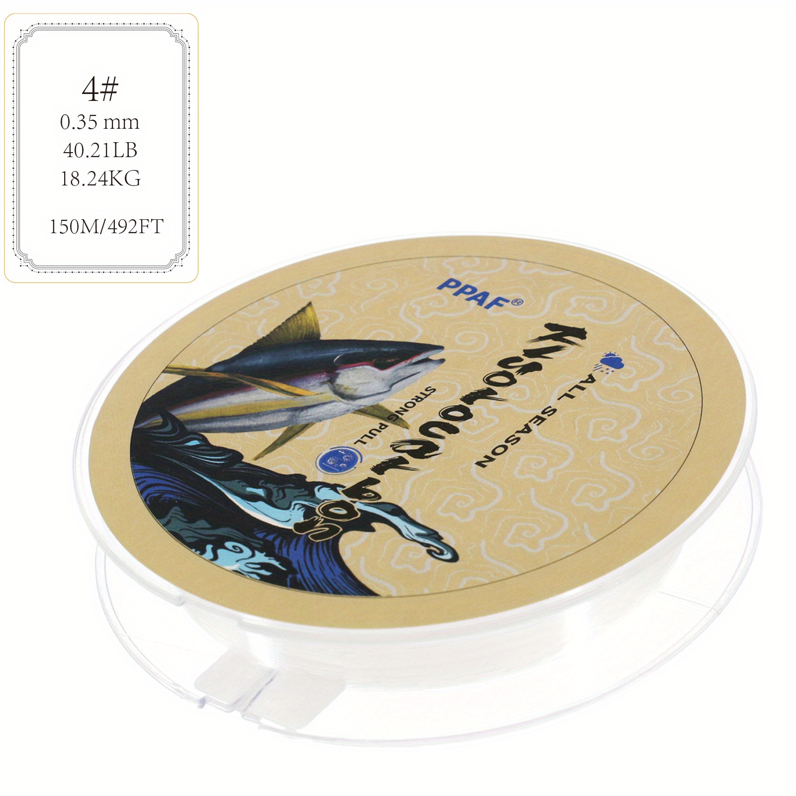 Ppaf /164yds Carbon Fluorocarbon Fishing Line High Strength - Temu Mauritius