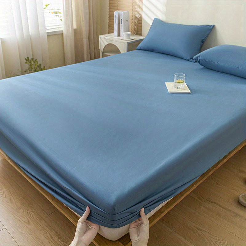  HWOEK Protector de colchón, funda de colchón extra gruesa,  reutilizable, acolchada con bolsillo profundo de hasta 15 pulgadas de  profundidad, azul, 180 x 200 + 15.7 in : Todo lo demás