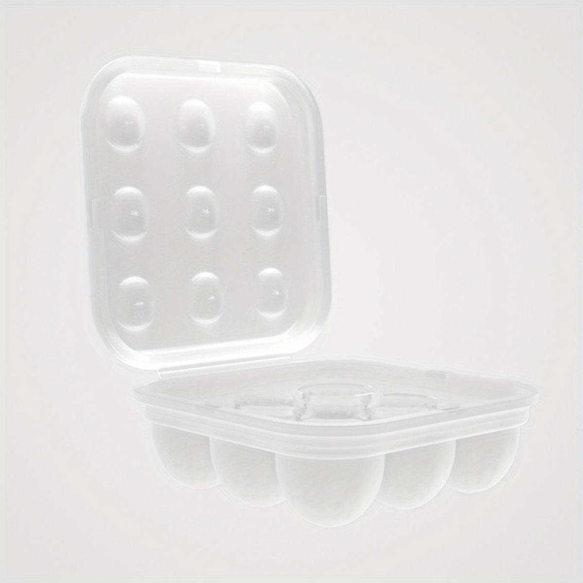 Portable Picnic Egg Organizer Silicone Anti-collision Kitchen Refrigerator Crisp