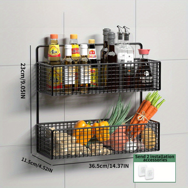 Black Large Storage Basket, Pantry Storage