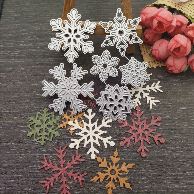 6 Styles Cutting Dies Christmas Metal Cutting Dies Stencils For Diy Scrapbooking Album Paper Card Embossing