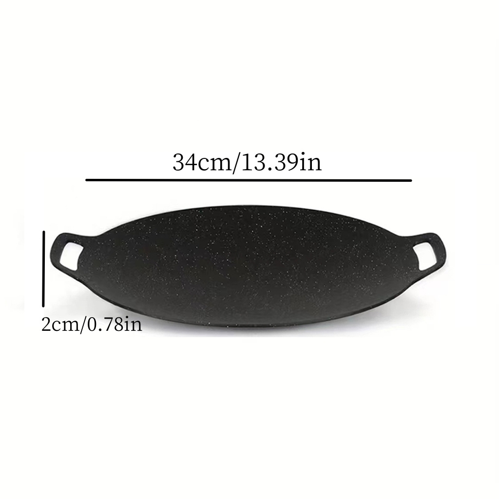 Double Sided Non-stick Grill Pan - 34cm