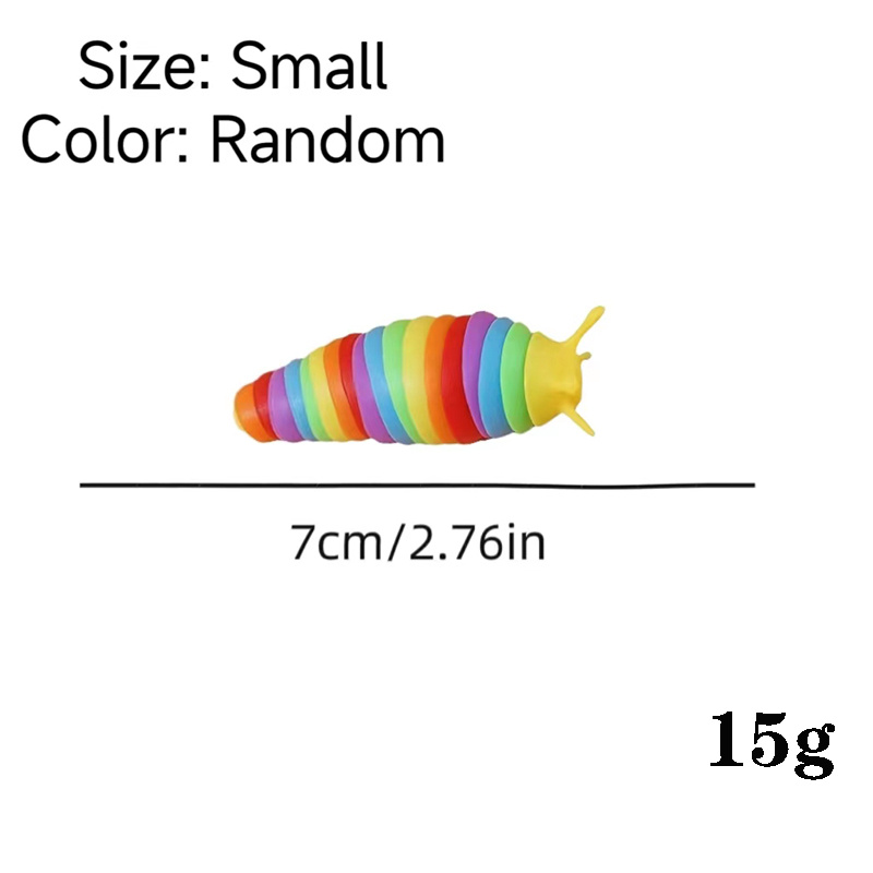 Rainbow Articulated Toy Sensory Brinquedos Decompression Rainbow
