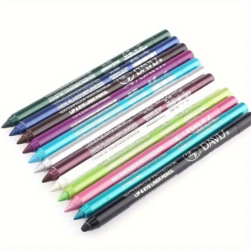 13 Colors Colorful Eyeliner Pen High Pigmented Pearly Temu