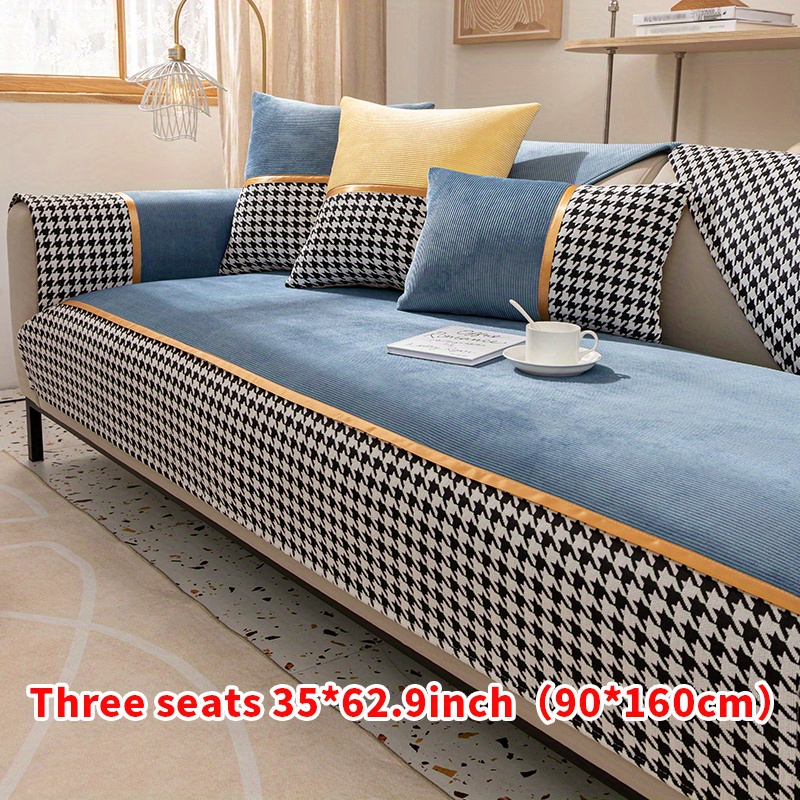 Hokway Couch Cushion Covers Stretch Cushion Covers Sofa Seat (Dark