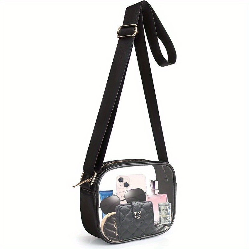 Cute clear crossbody online purse