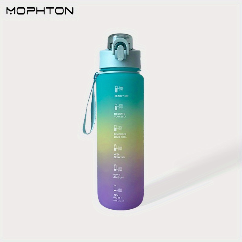 Stay Hydrated On the go: Gradient Color Water Bottles And - Temu