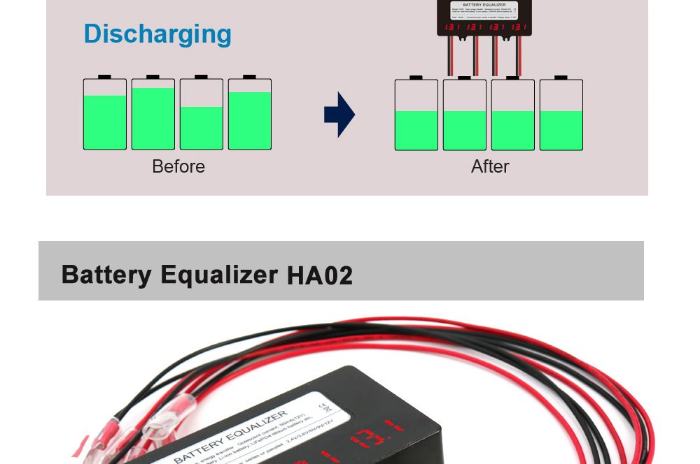 Hc02 Battery Equalizer Batteries 10a Current Active Voltage - Temu