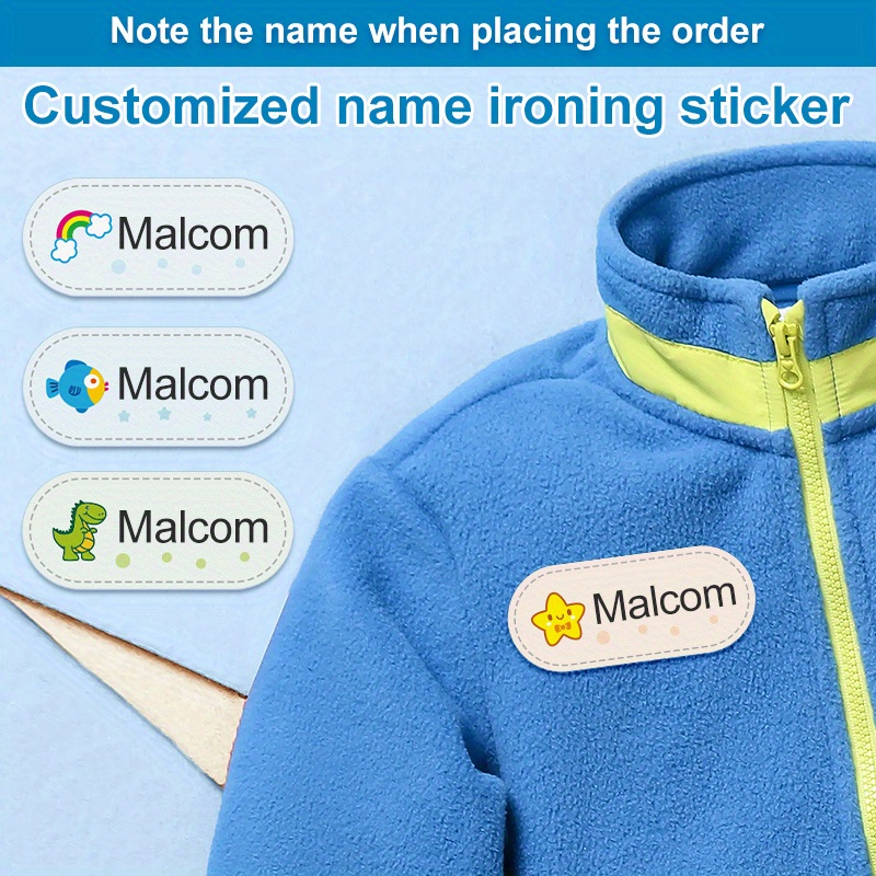 Customizable Name Labels Thermo adhesive Sewable - Temu