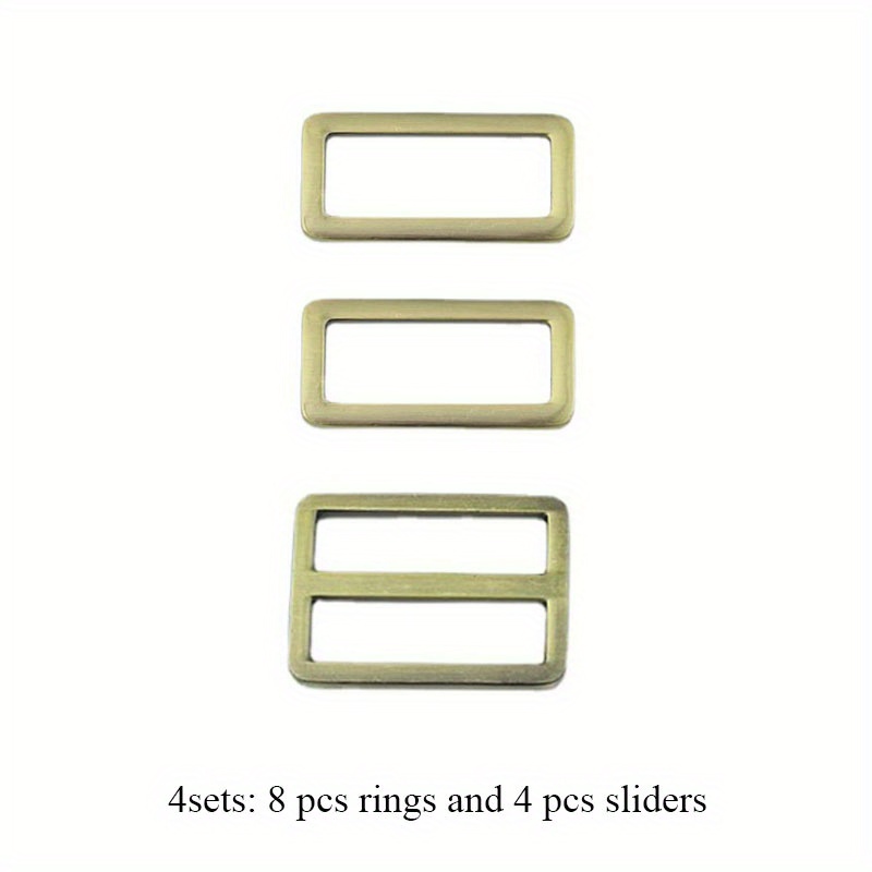 iThinksew - Patterns and More - 15 Pieces 10mm Tri-Glide Slider Adjustable  buckle and Strap Holder Set
