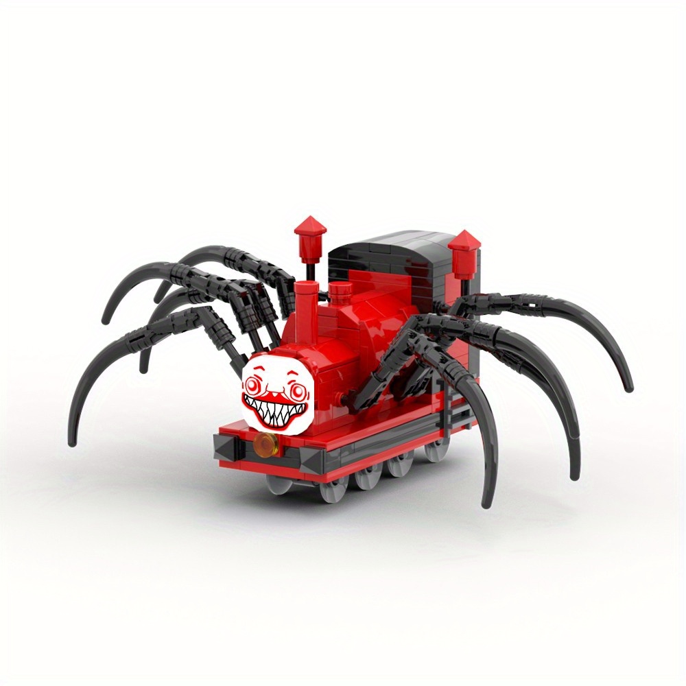 Game Characters Spider Train Mix Monster Model 198 Pieces Building Toys &  Blocks