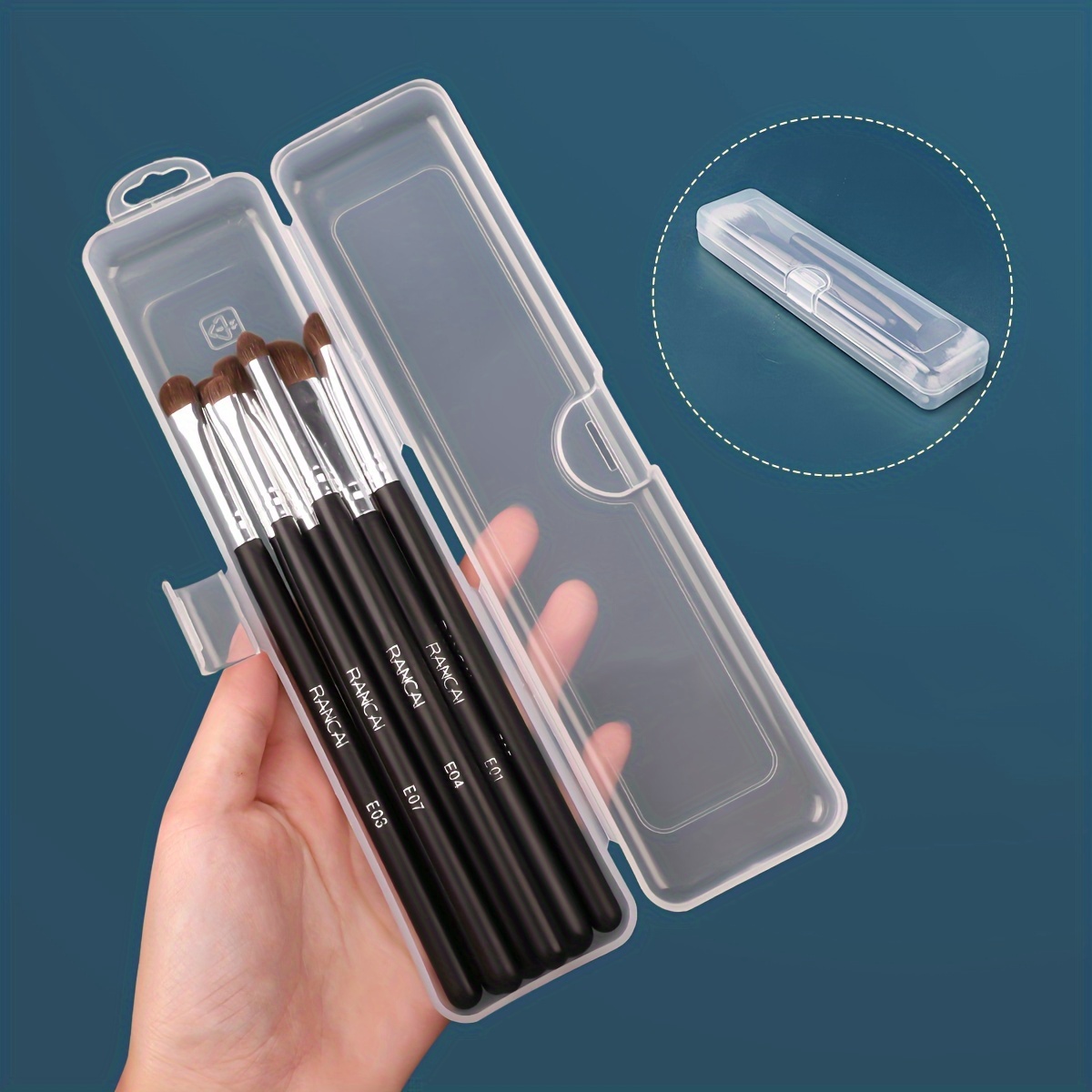 Dustproof Makeup Brush Holder Travel friendly Case Women - Temu