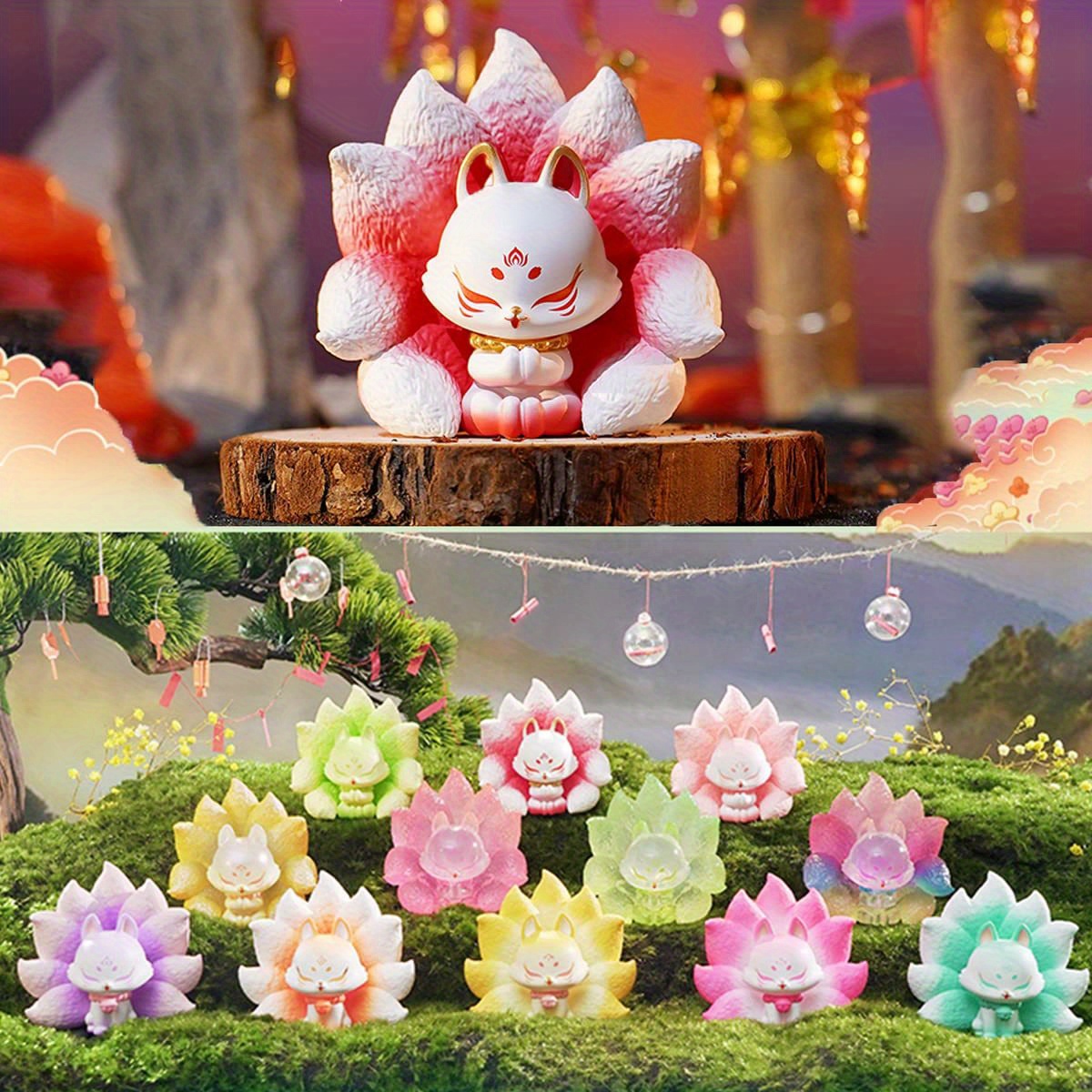 Ancient Nine Fox Fairy Misterios Kawaii Blind Box Toys Cute - Temu