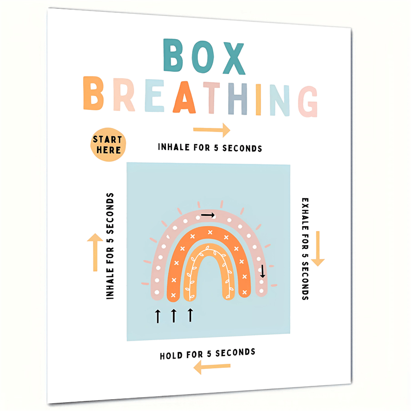 Kids Printable Relaxation Activity, Rocket Ship Breaths a Mindful