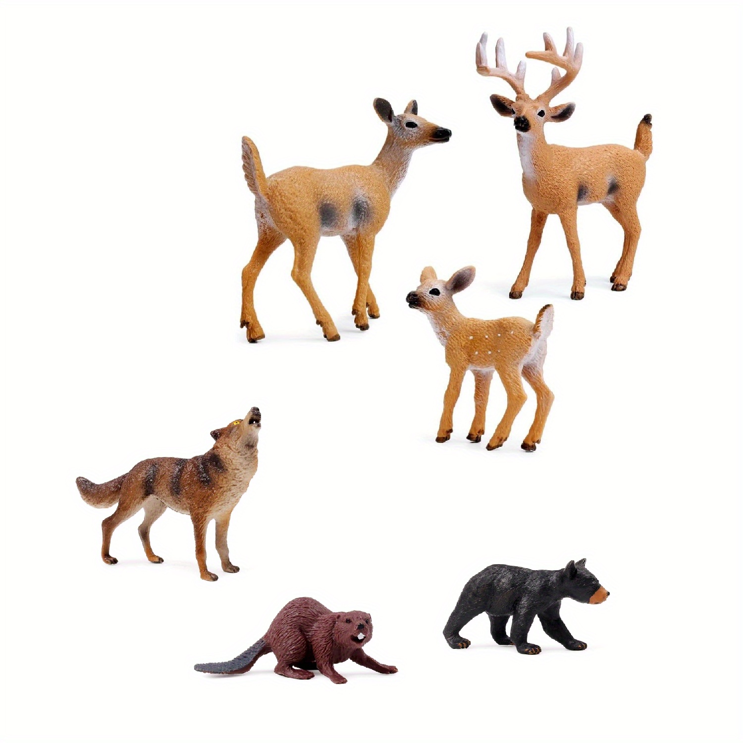 20PCS Plastic Forest Animals Figures, Realistic Woodland Creatures  Figurines Miniature Toys Animal Tree Kit Wild Animal Toys Gift for Kids  Toddlers, Party Favors Cake Topper Diorama Supplies - Yahoo Shopping