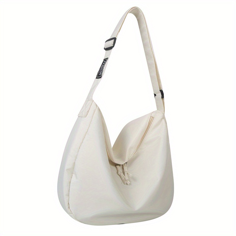 Large Capacity Hobo Bag, Trendy Nylon Shoulder Bag, Casual Handbag &  Crossbody Purse For Women & College Students - Temu