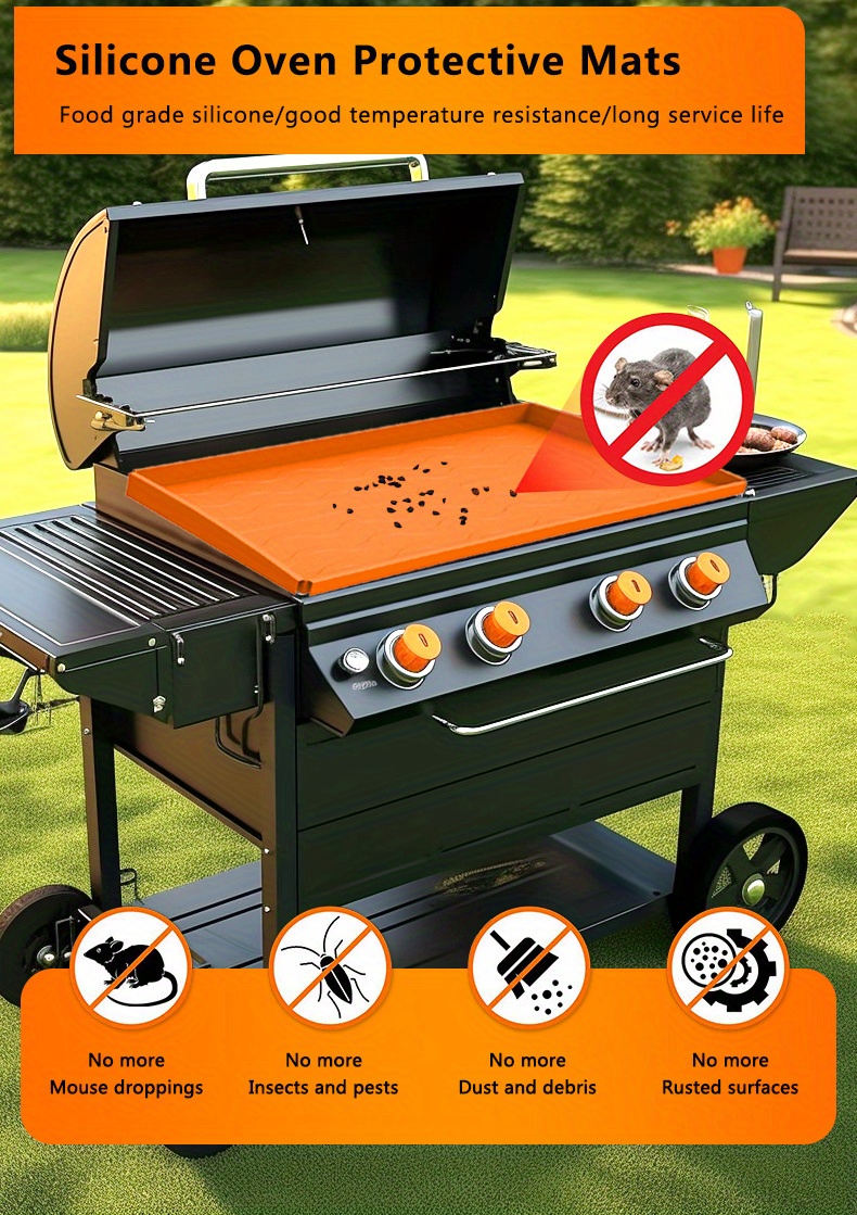 Tapis de cuisson pour grille de barbecue –