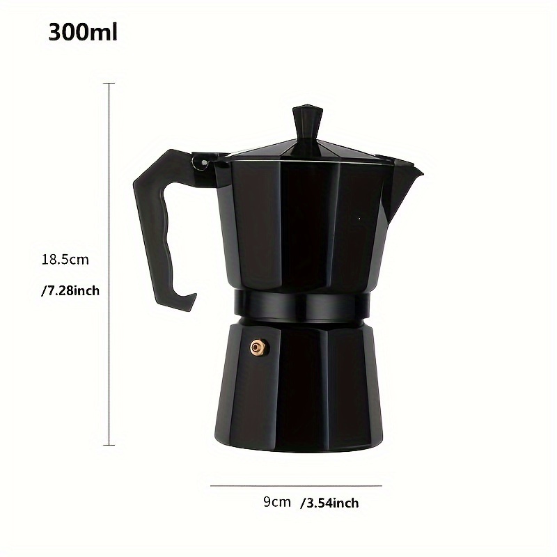 Aluminum Stovetop Espresso, 3cup/6cup/9cup/12cup, Classic Stovetop Espresso  And Coffee Maker, Moka Pot For Italian And Cuban Cafe Brewing, Greca Coffee  Maker, Cafeteras, Silvery - Temu