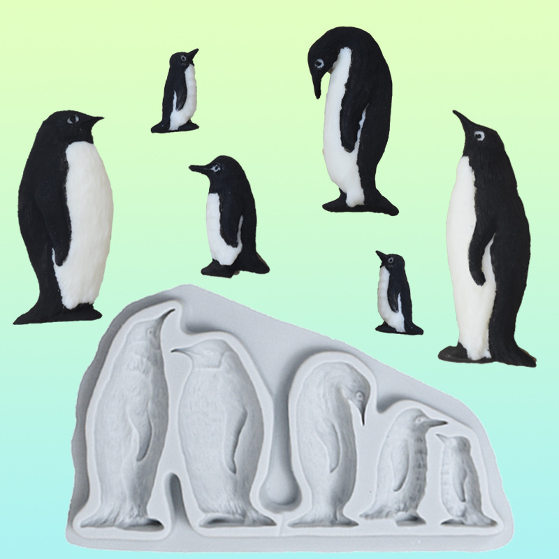 Penguin Silicone Mold Candle Mold Soap Mold Clay Mold For Diy - Temu United  Arab Emirates