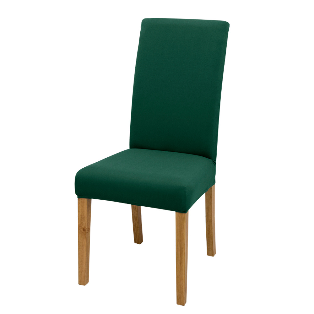 Solid Elastic Chair Slipcover Dining Chair Covers