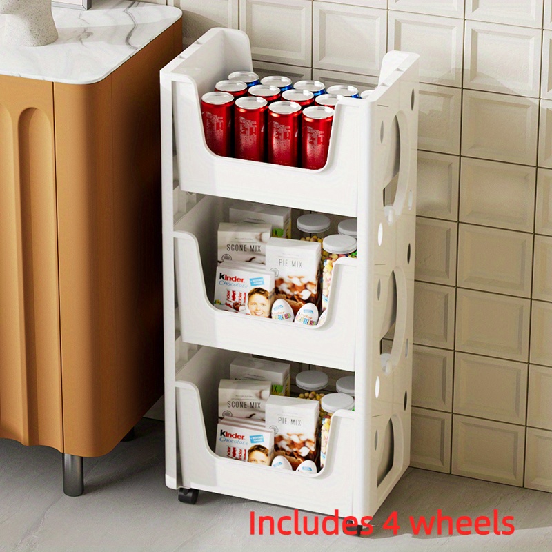 Multifunctional Narrow Sink Storage Rack, Floor Multi-layer Small Storage  Strolley, Kitchen Vegetable Fruit Seasoning And Cookware Organizer,  Bathroom Corner Storage Rack, Household Storage Supplies - Temu