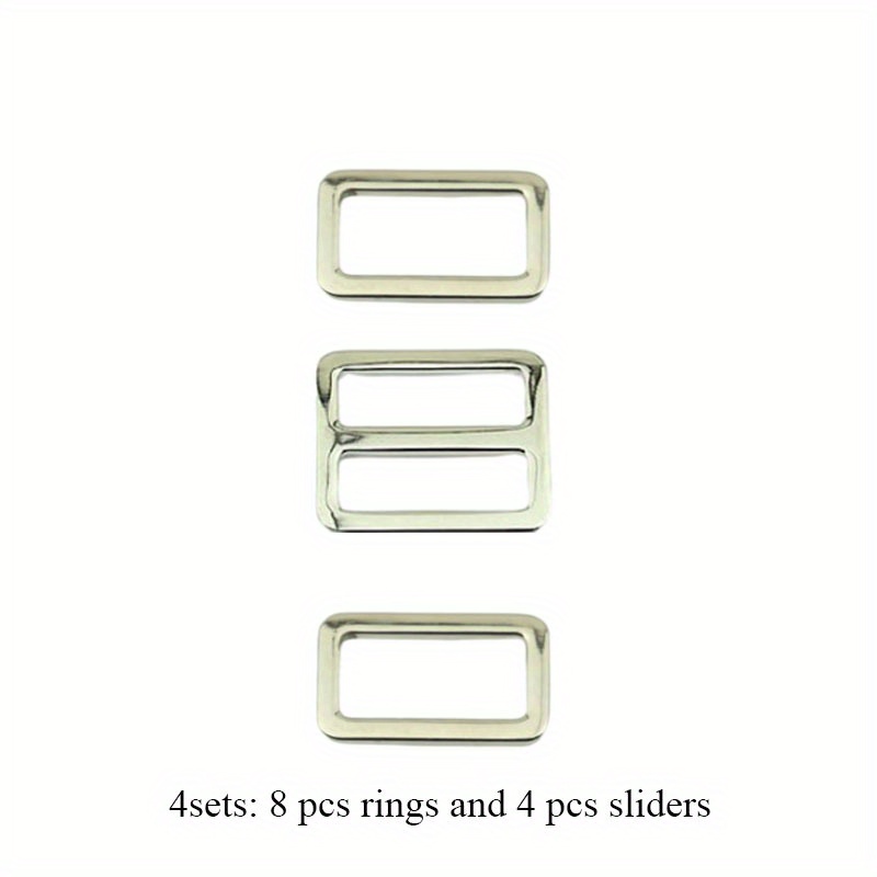 Smart Snap Hooks/D Ring/Rectangle Rings/Rectangle Slider Antique