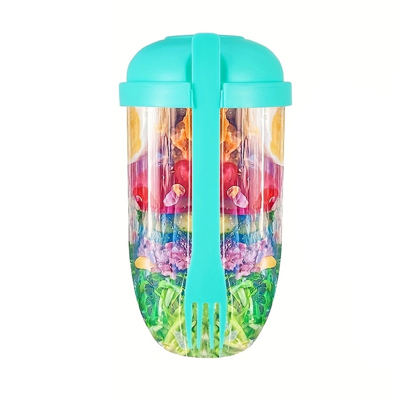 1pc Fresh Salad Cup, Keep Fit Salad Meal Shaker Cup, Portable