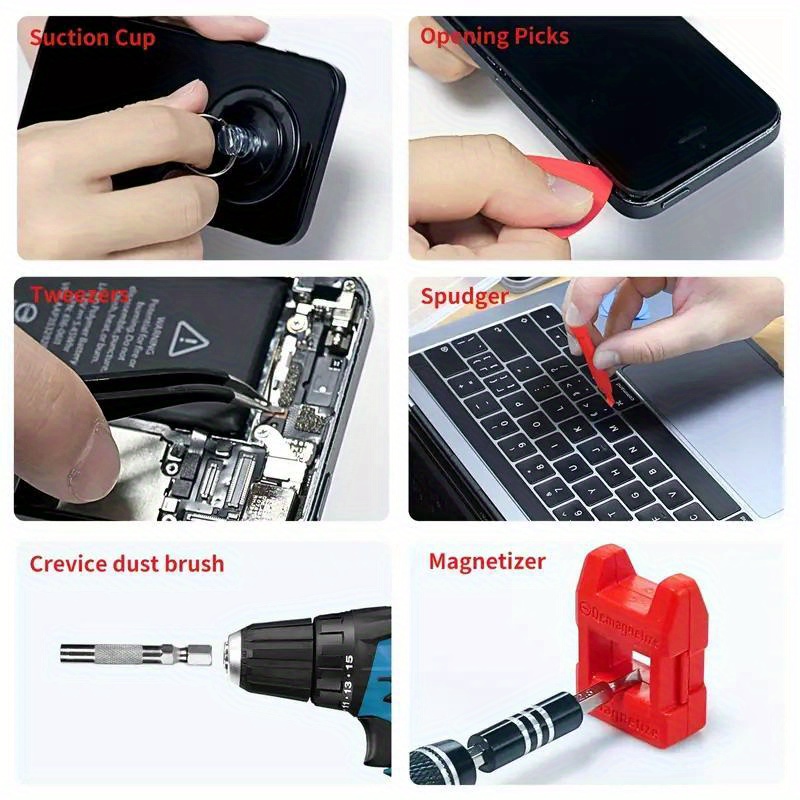 1 Diy Repair Kit Precision Screwdriver Tool Temu